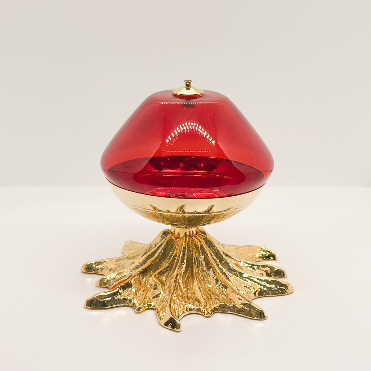 Lampada Stella Di Marte 18x17 cm - Rosso/Oro