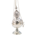 Turibolo placcato argento H 26 cm