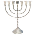 Menora placcato nickel H 30 cm