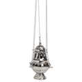 Turibolo placcato nickel H 16 cm