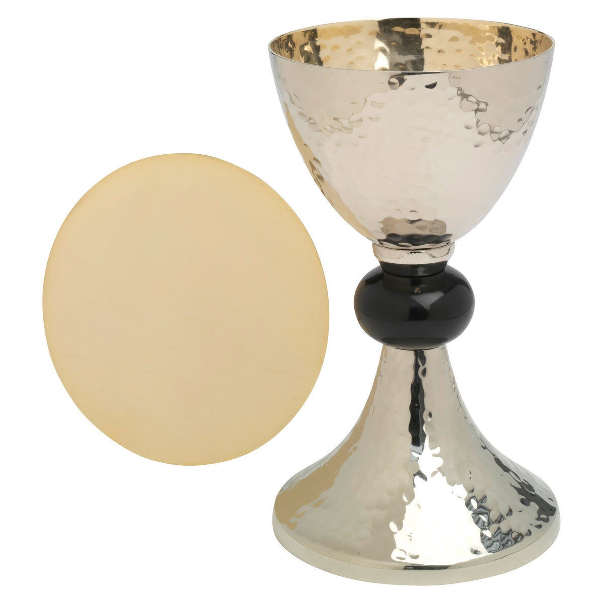 Calice con patena dorato dall´interno  H 20 cm