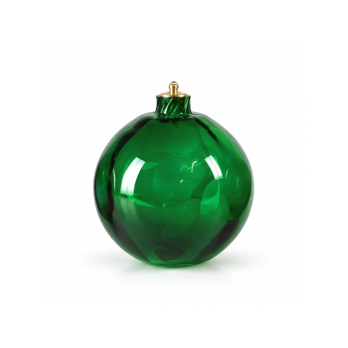 Liquid Wax Crystal Lamp 12x14.5 cm - Green