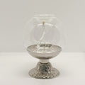 Sfera Bianca Con Base 16x21 cm