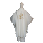Casulla con bordado de San Antonio