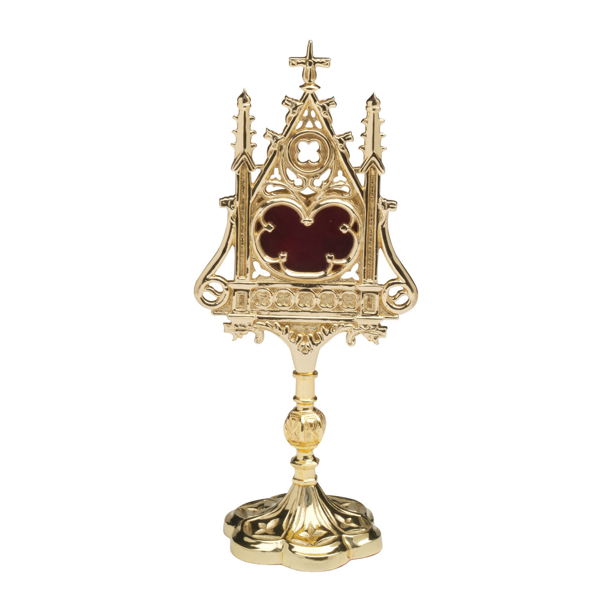 Reliquiario dorato H 32 cm