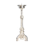 Candeliere placato argento H 50 cm