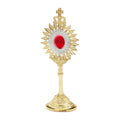 Reliquiario dorato H 18 cm