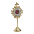 Reliquiario dorato H 19,5 cm