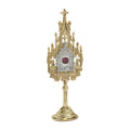 Reliquiario dorato H 22,5 cm