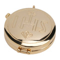 Pisside "IHS" dorato D 5,5 cm