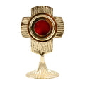 Reliquiario dorato H 17 cm