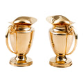 Ampolle vino acqua dorato H 9 cm