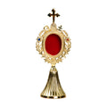 Reliquiario dorato H 21 cm