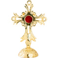 Reliquiario dorato H 17 cm