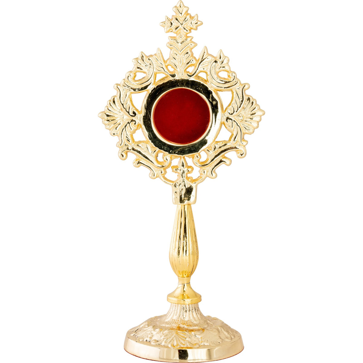 Reliquiario dorato H 21 cm