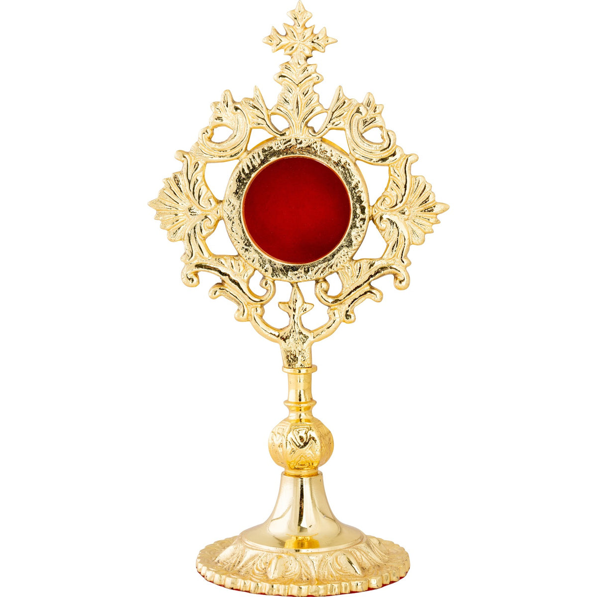 Reliquiario dorato H 25 cm