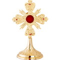 Reliquiario dorato H 22 cm