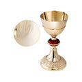 Calice dorato H 24 cm
