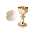 Calice dorato H 20 cm