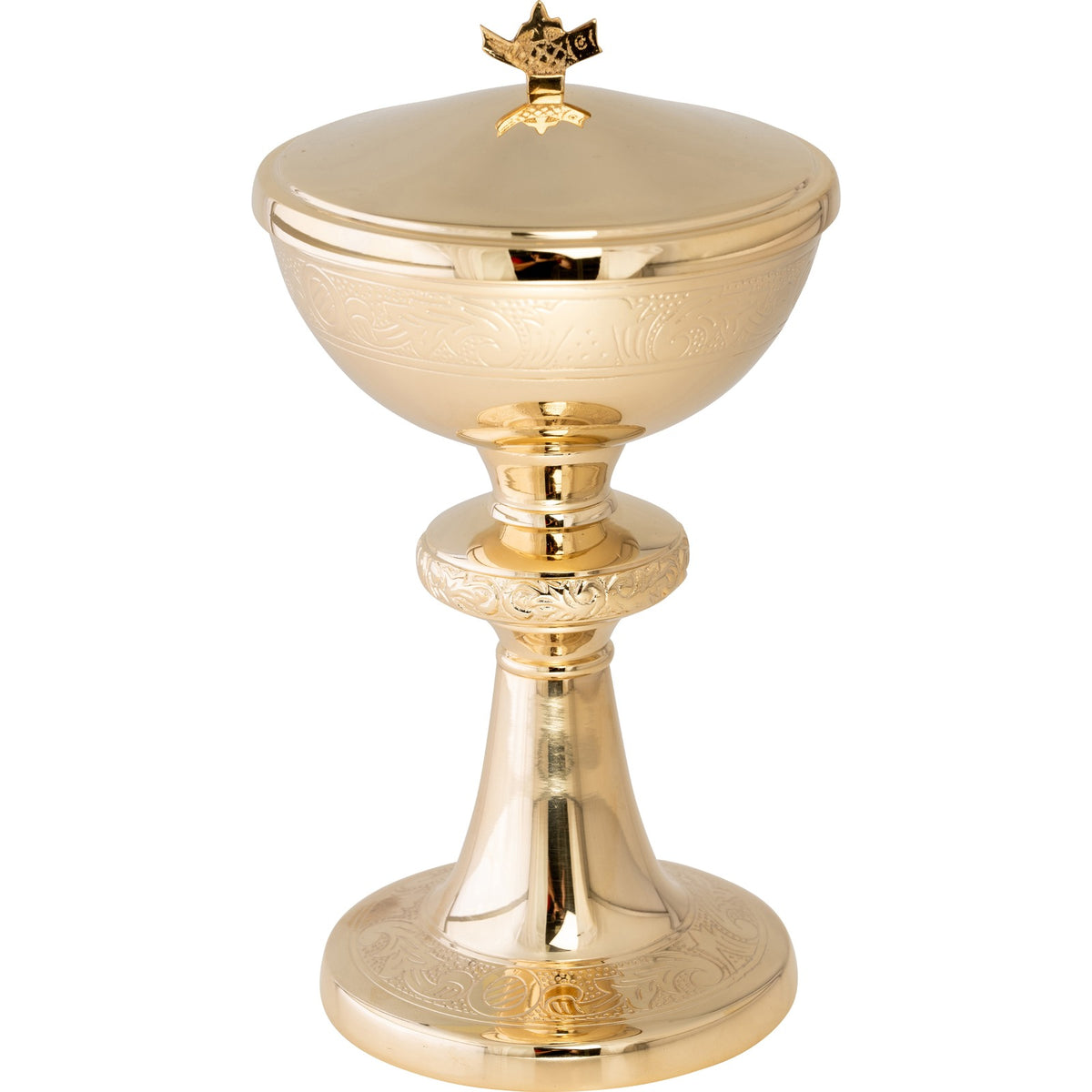 Ciborio dorato H 23 cm