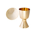 Calice dorato H 17 cm