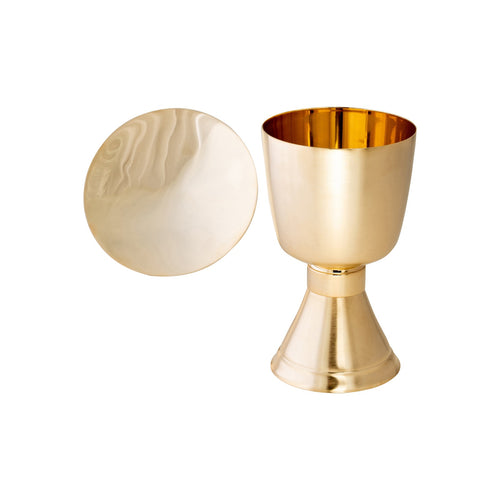 Calice dorato H 17 cm