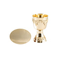 Calice dorato H 17 cm