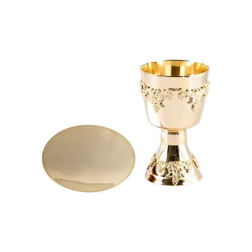Calice dorato H 17 cm