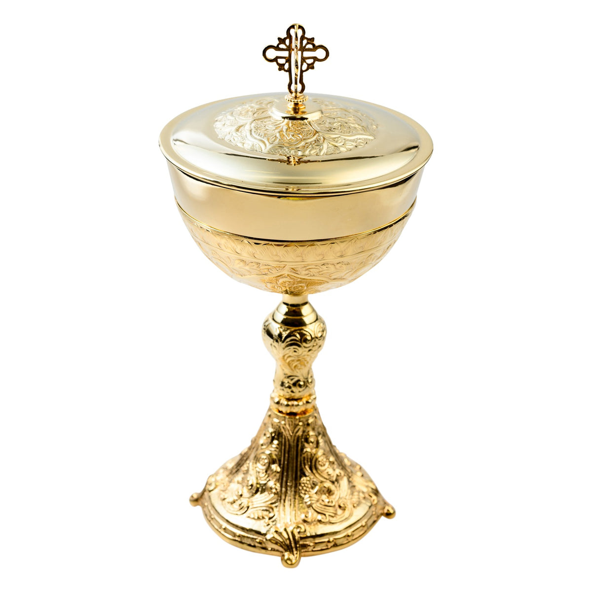 Ciborio dorato H 24 cm