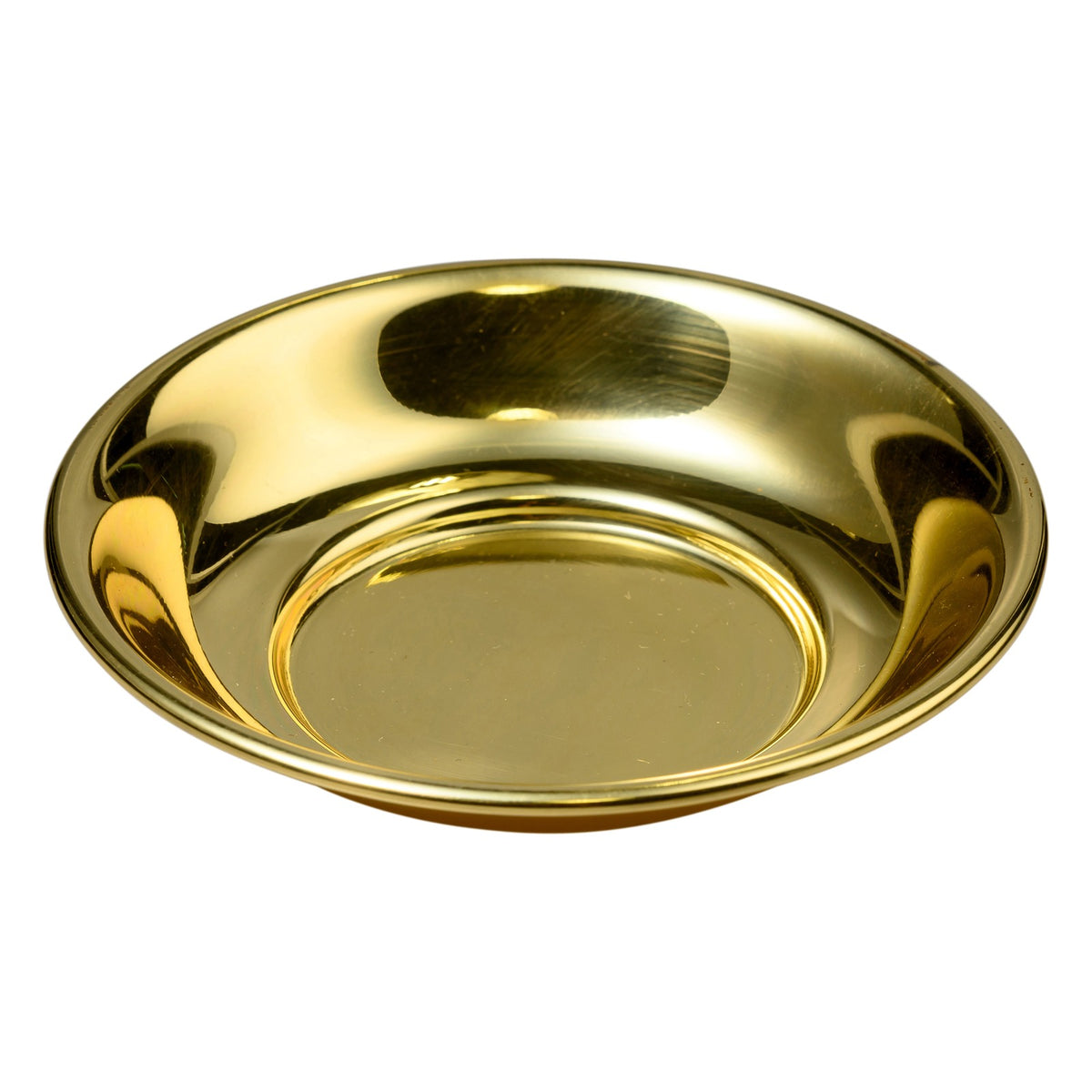 Ciotola per l'acqua in ottone lucido D 16 cm
