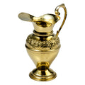 Caraffa per l'acqua in ottone lucido H 16 cm
