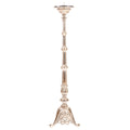 Portacandele da altare nichelato H 110 cm