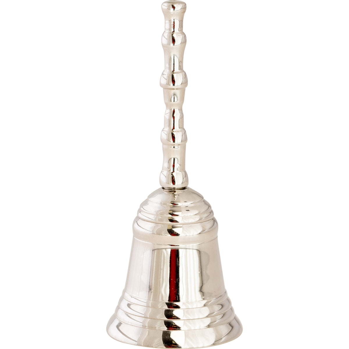 Campana piccola nichelata H 9 cm