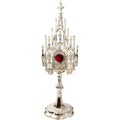 Reliquiario argentato H 57 cm