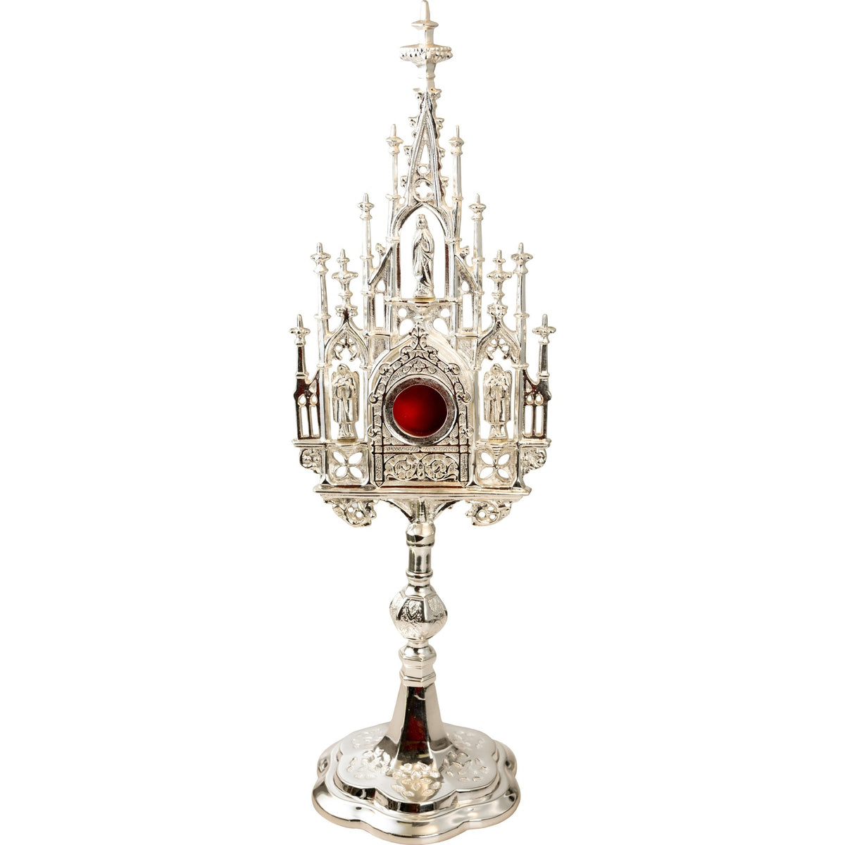 Reliquiario argentato H 57 cm