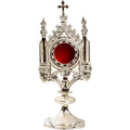 Reliquiario argentato H 29 cm
