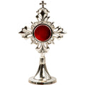 Reliquiario argentato H 17 cm