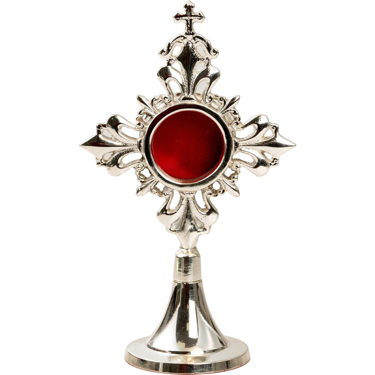 Reliquiario argentato H 17 cm