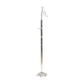 Porta turiboli placcato nickel H 147 cm