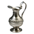 Caraffa per l'acqua nichelata opaca H 19 cm