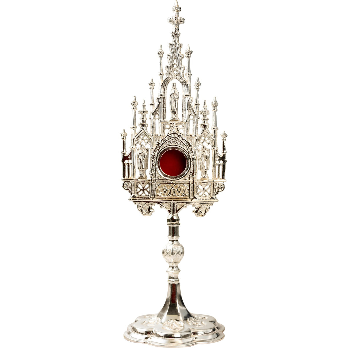 Reliquiario argentato H 40 cm