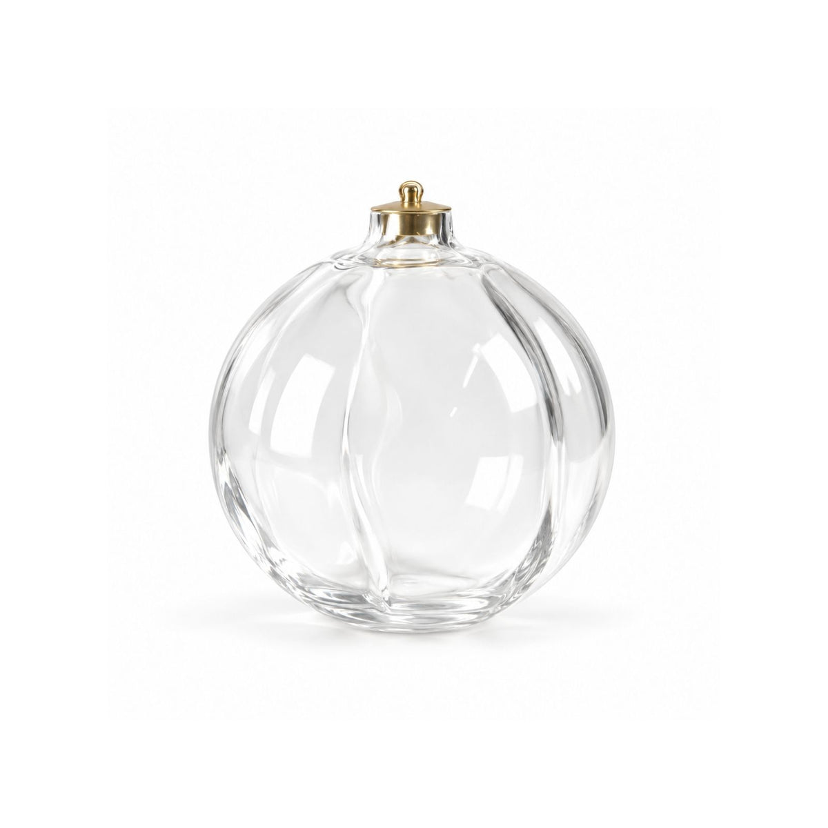 Lámpara de cristal de cera líquida 12x14,5 cm - Blanco