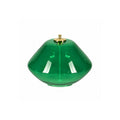 Lámpara de cristal coloreado 14x10 cm - Verde