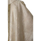 Casulla Solemne Crema y Oro con Piedras y Perlas