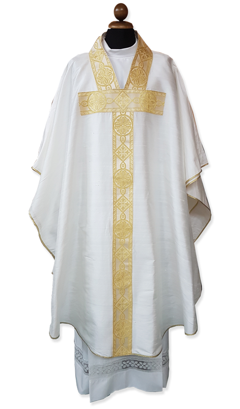 Casulla en tejido shantung