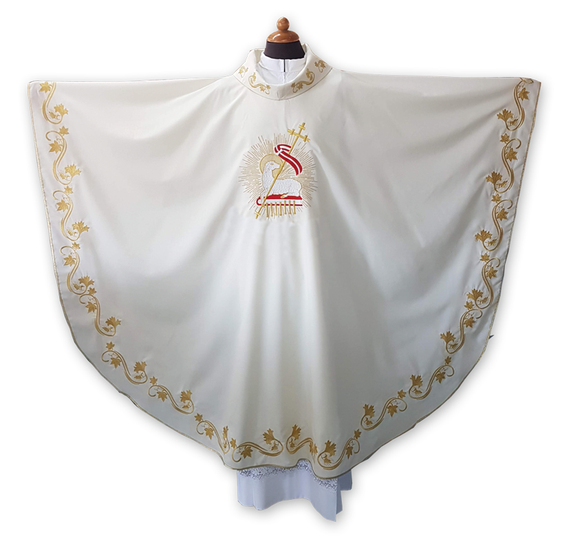 Casulla con bordado