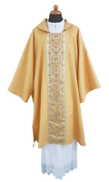 Dalmática en tejido papal