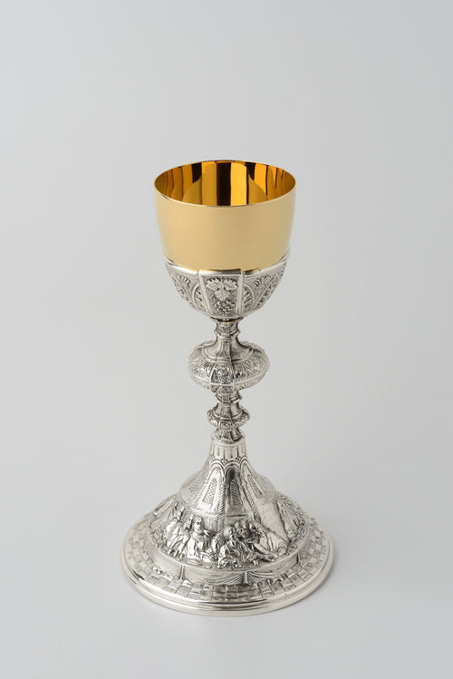 Calice ottone argentato - luxdei.it