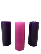 Candele Avvento 190mm - 70mm - Lux Dei - Vendita Articoli Religiosi
