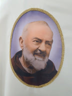 Casula con stampa di padre pio - luxdei.it